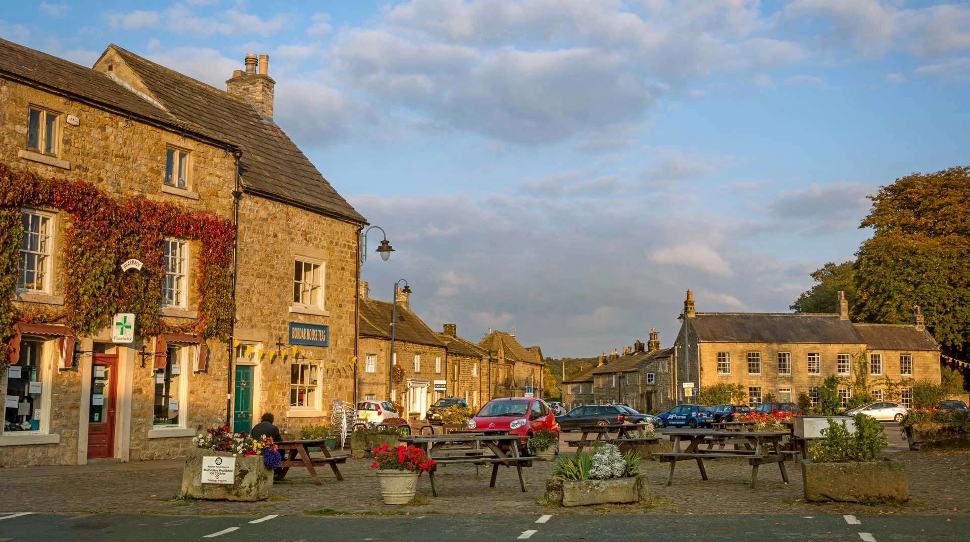 Relaxing views, in North Yorkshire