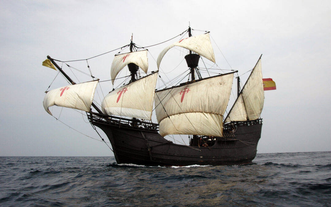 Nao Victoria at sea