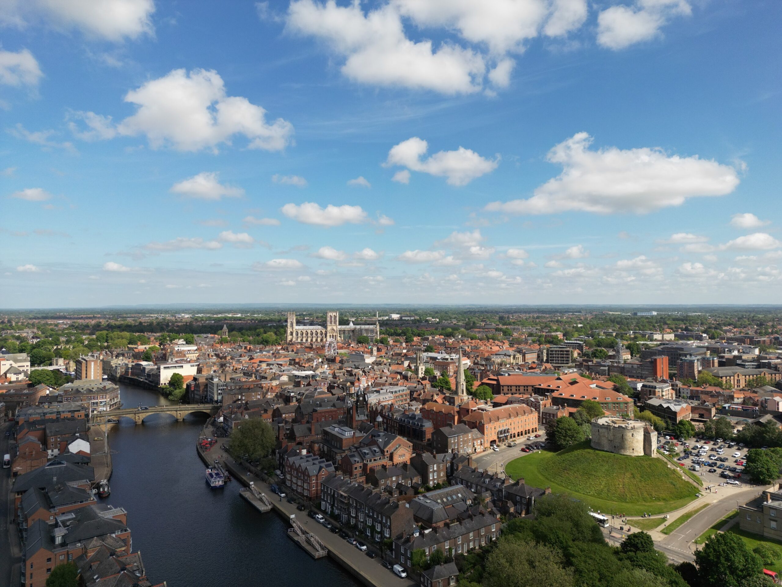York aerial shot